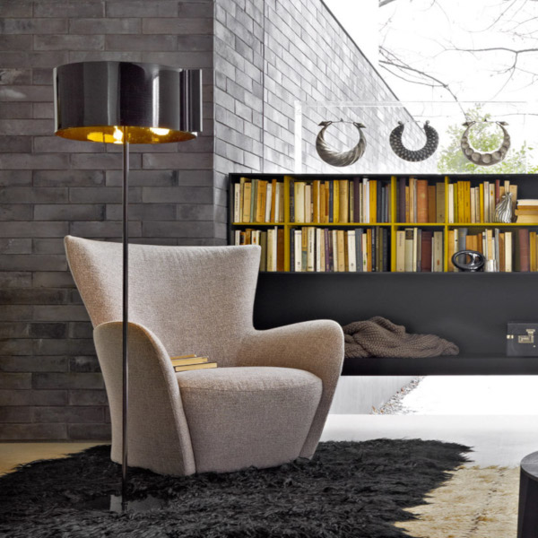 Maxi libreria+poltrona lounge: perfetto angolo lettura